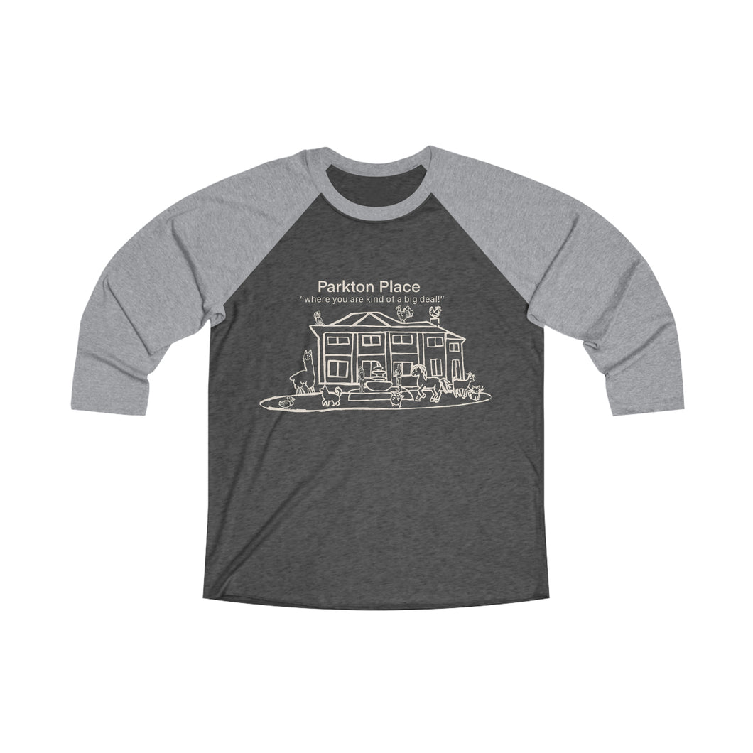 Unisex Tri-Blend 3\4 Raglan Tee
