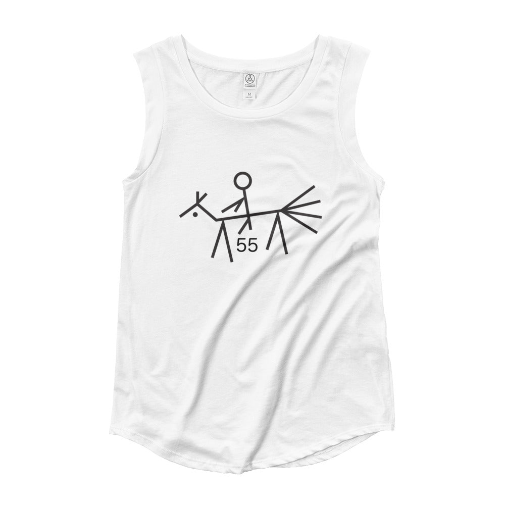 55 Mile Ladies’ Cap Sleeve T-Shirt