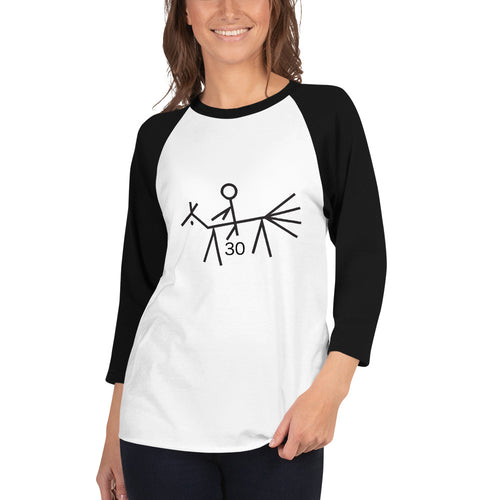 30 Mile 3/4 sleeve raglan shirt