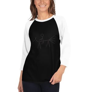 55 Mile 3/4 sleeve raglan shirt
