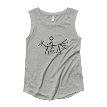 Load image into Gallery viewer, 55 Mile Ladies’ Cap Sleeve T-Shirt