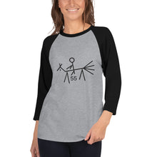 Load image into Gallery viewer, 55 Mile 3/4 sleeve raglan shirt