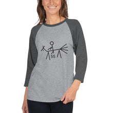 Load image into Gallery viewer, 55 Mile 3/4 sleeve raglan shirt