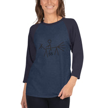 Load image into Gallery viewer, 55 Mile 3/4 sleeve raglan shirt