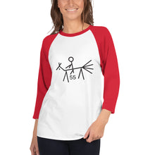 Load image into Gallery viewer, 55 Mile 3/4 sleeve raglan shirt