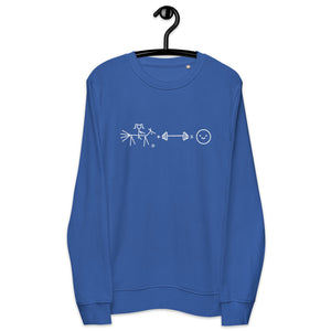 Riding + weightlifting = happiness sweatshirt