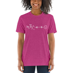Riding + weightlifting = happiness Short t-shirt