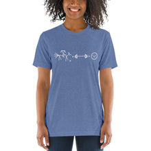 Load image into Gallery viewer, Riding + weightlifting = happiness t-shirt