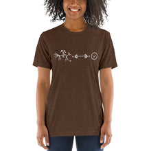 Load image into Gallery viewer, Riding + weightlifting = happiness Short t-shirt