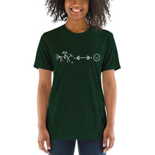 Load image into Gallery viewer, Riding + weightlifting = happiness Short t-shirt