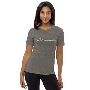 Riding + weightlifting = happiness t-shirt