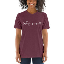 Load image into Gallery viewer, Riding + weightlifting = happiness Short t-shirt