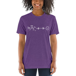 Riding + weightlifting = happiness Short t-shirt