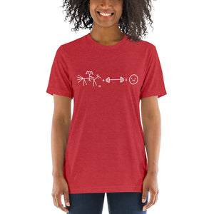 Riding + weightlifting = happiness Short t-shirt
