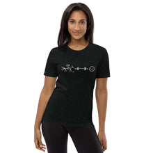 Load image into Gallery viewer, Riding + weightlifting = happiness t-shirt