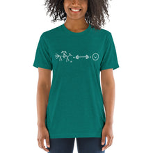 Load image into Gallery viewer, Riding + weightlifting = happiness Short t-shirt