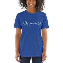Load image into Gallery viewer, Riding + weightlifting = happiness Short t-shirt