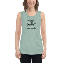 Load image into Gallery viewer, Barrel racers do it in 14 seconds Ladies’ Tank