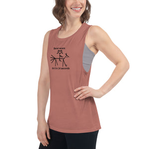 Barrel racers do it in 14 seconds Ladies’ Tank