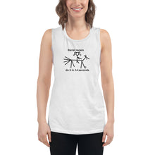 Load image into Gallery viewer, Barrel racers do it in 14 seconds Ladies’ Tank